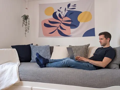 Bright living room