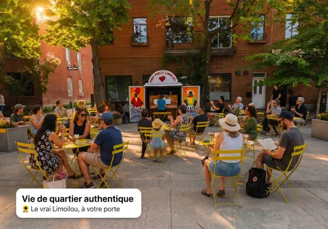 Terrasse et vie de quartier à Limoilou