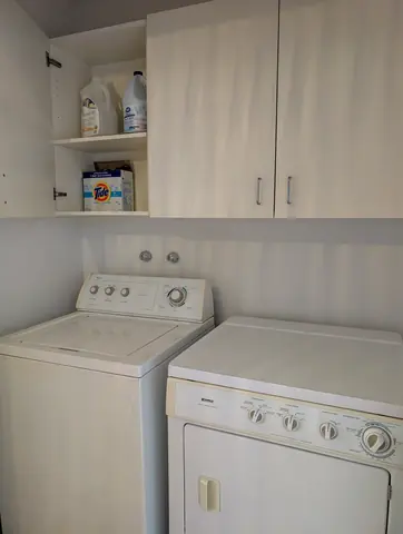 Washer and dryer