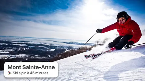 Ski au Mont Sainte-Anne